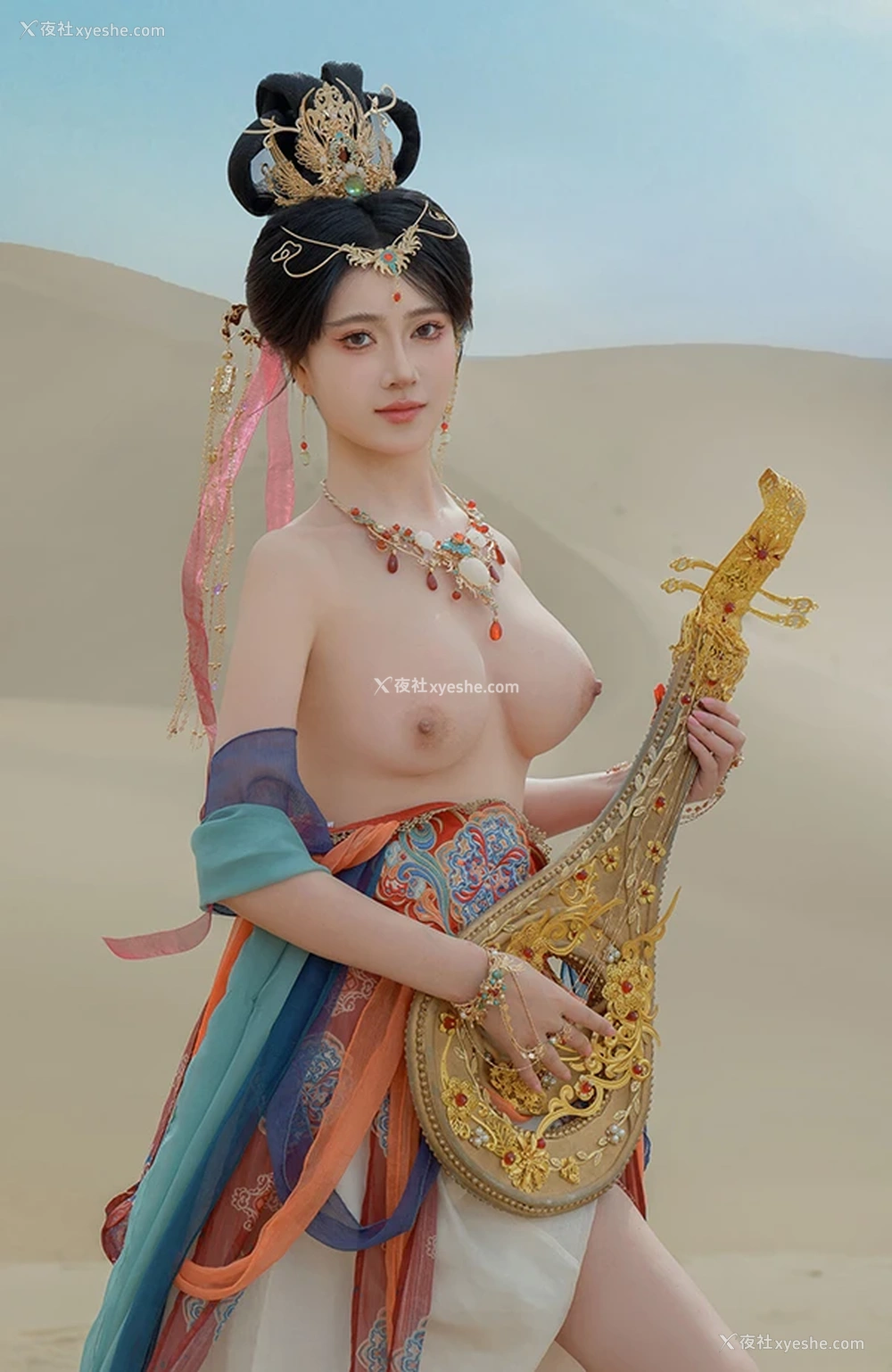 1P - 极品女神年年敦煌飞天飘飘若仙无圣光唯美图集