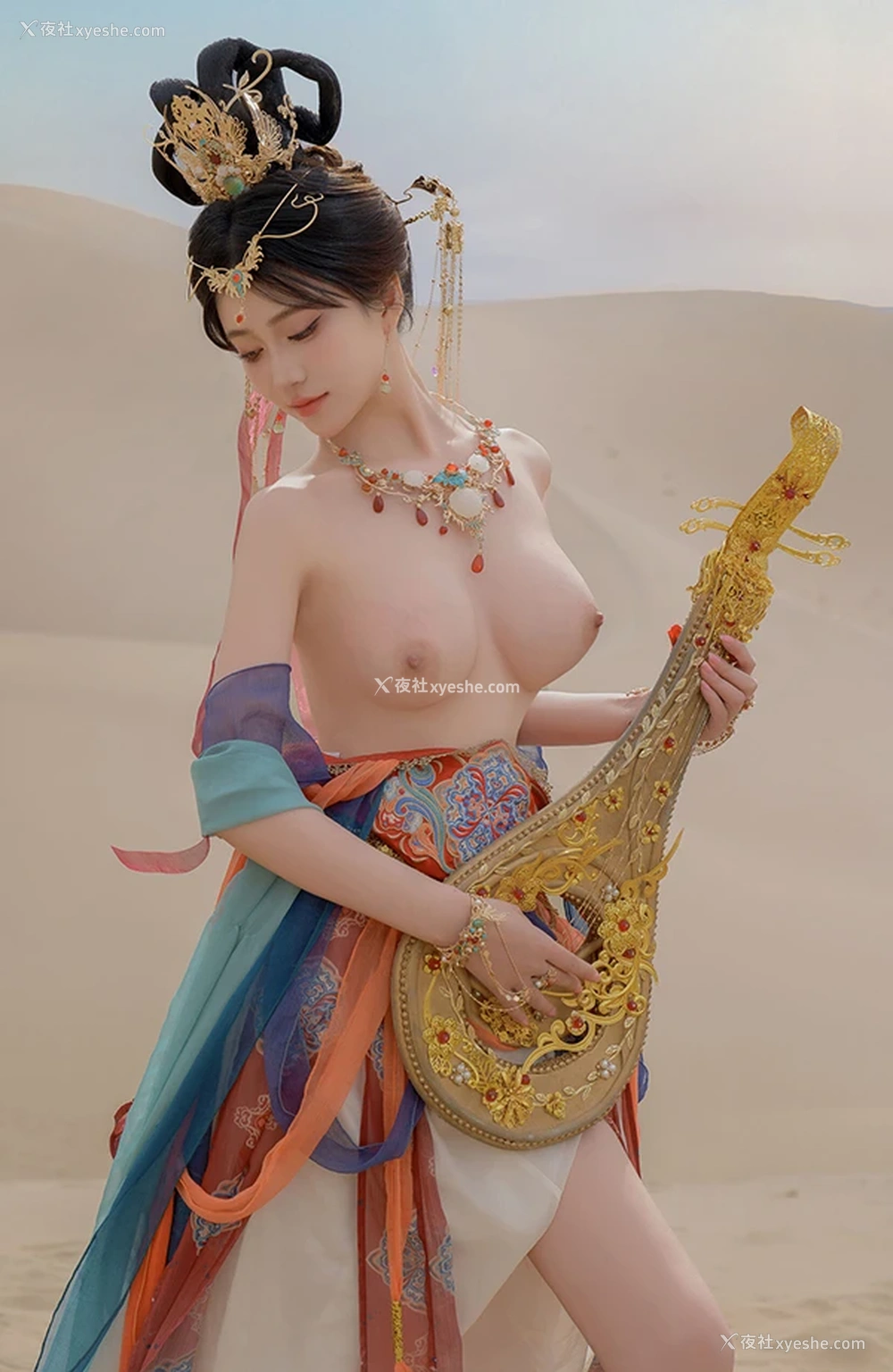 1P - 极品女神年年敦煌飞天飘飘若仙无圣光唯美图集