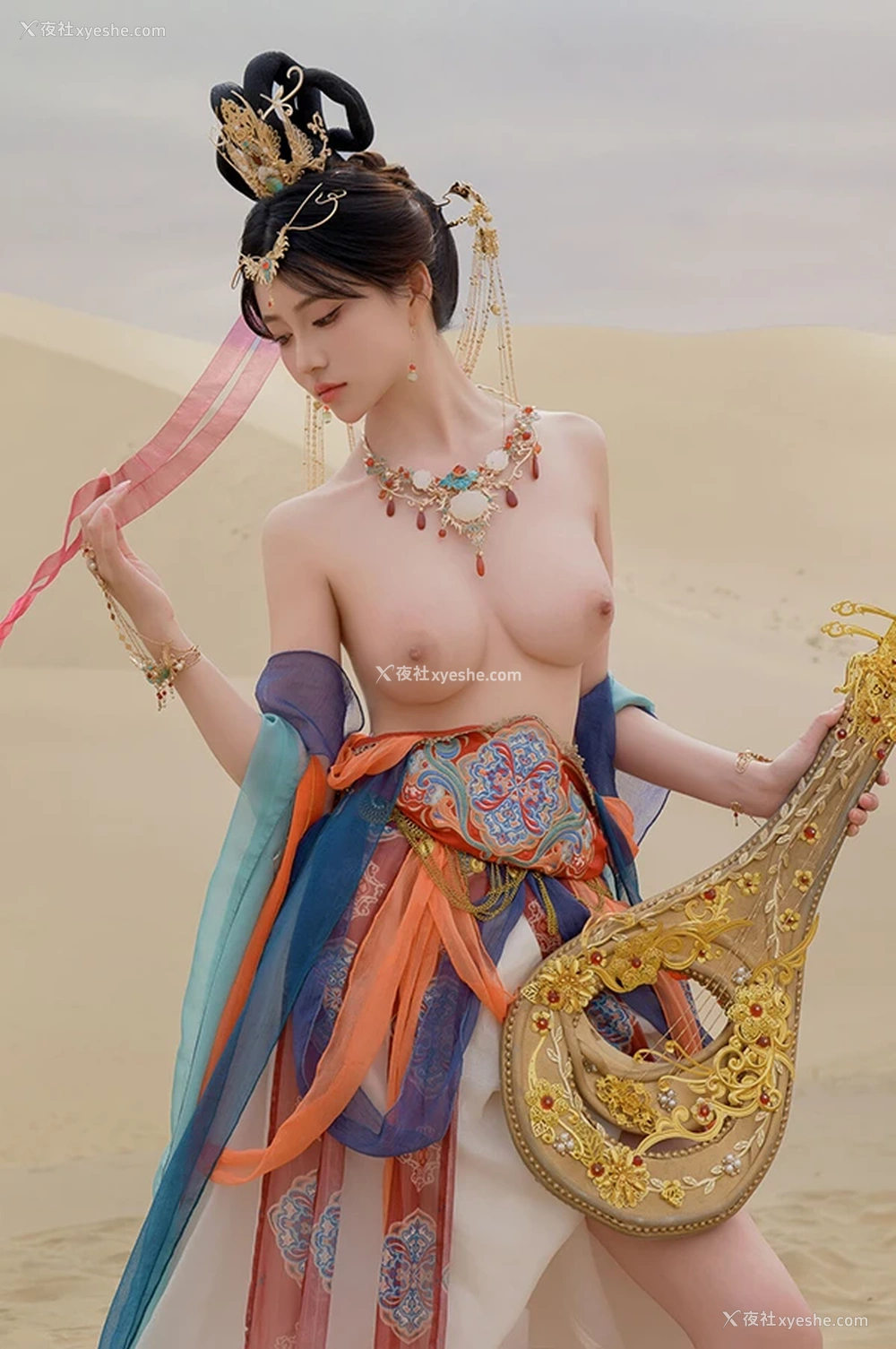 1P - 极品女神年年敦煌飞天飘飘若仙无圣光唯美图集