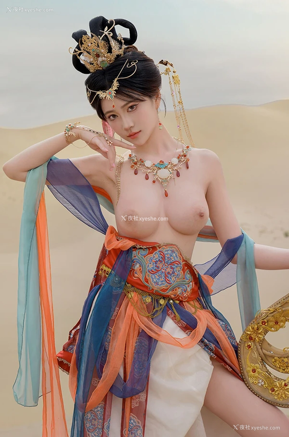 1P - 极品女神年年敦煌飞天飘飘若仙无圣光唯美图集