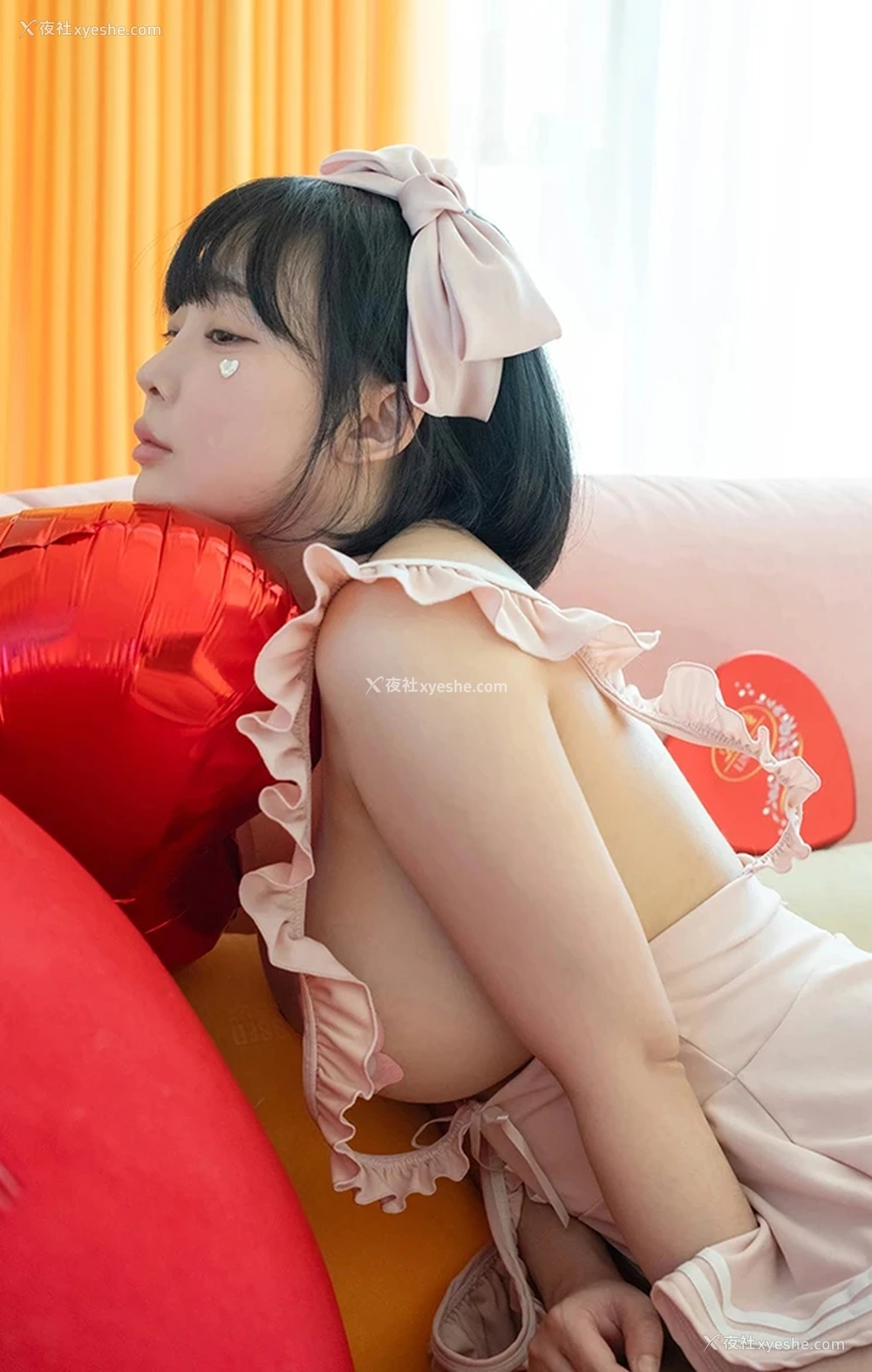 1P - 超正点美女姜仁卿 情迷巧克力女仆无圣光图集