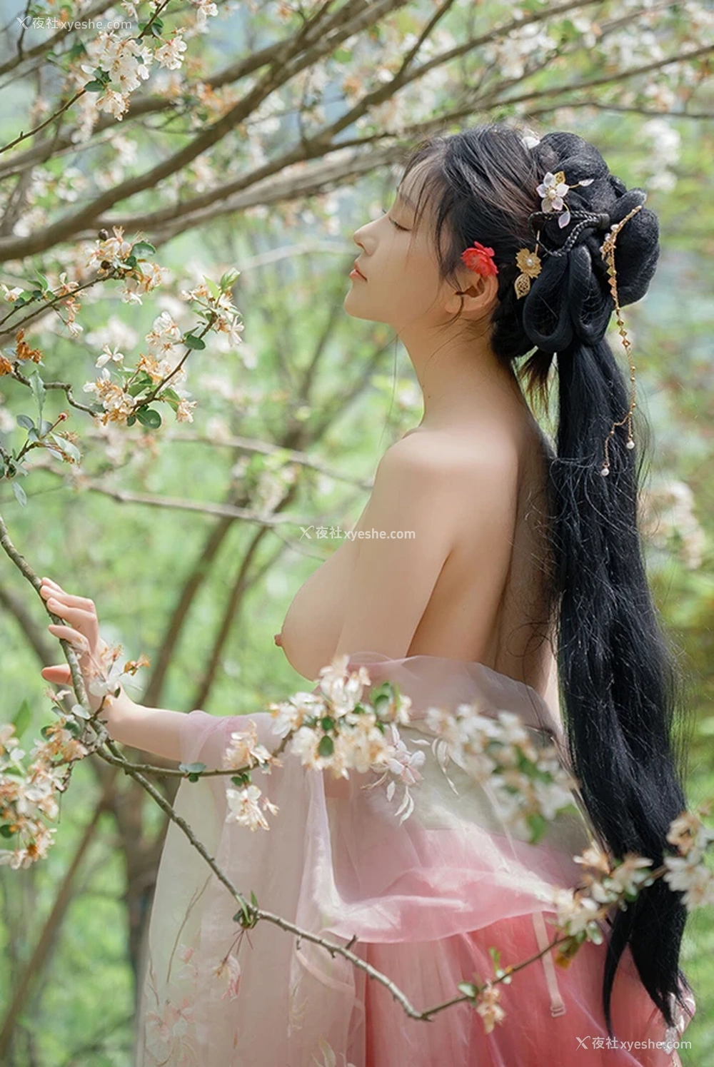 1P - 极品女神年年 海棠仙无圣光唯美人体图集