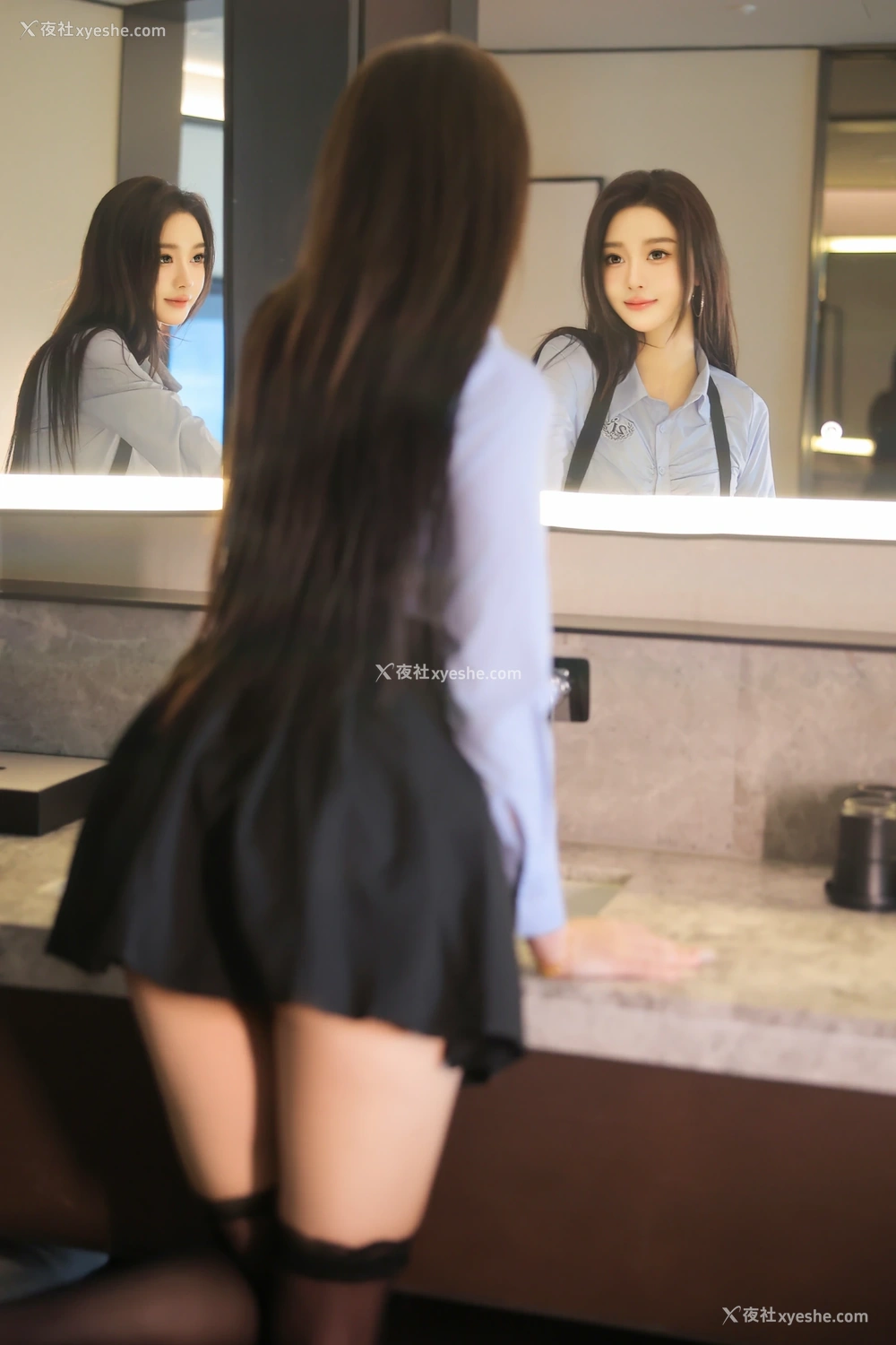 1P - xiuren秀人网福利candy糖糖大尺度私拍无码流出蓝色黑丝制服