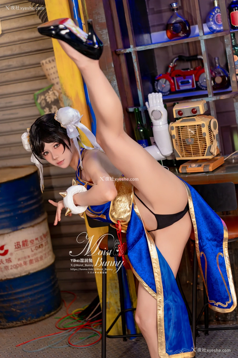 1P - 咬一口兔娘 – 街霸春丽 桃花旗袍
