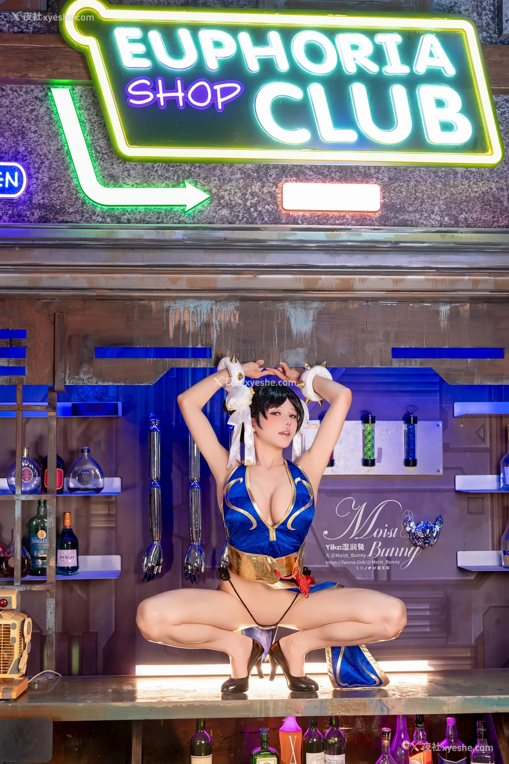 1P - 咬一口兔娘 – 街霸春丽 桃花旗袍