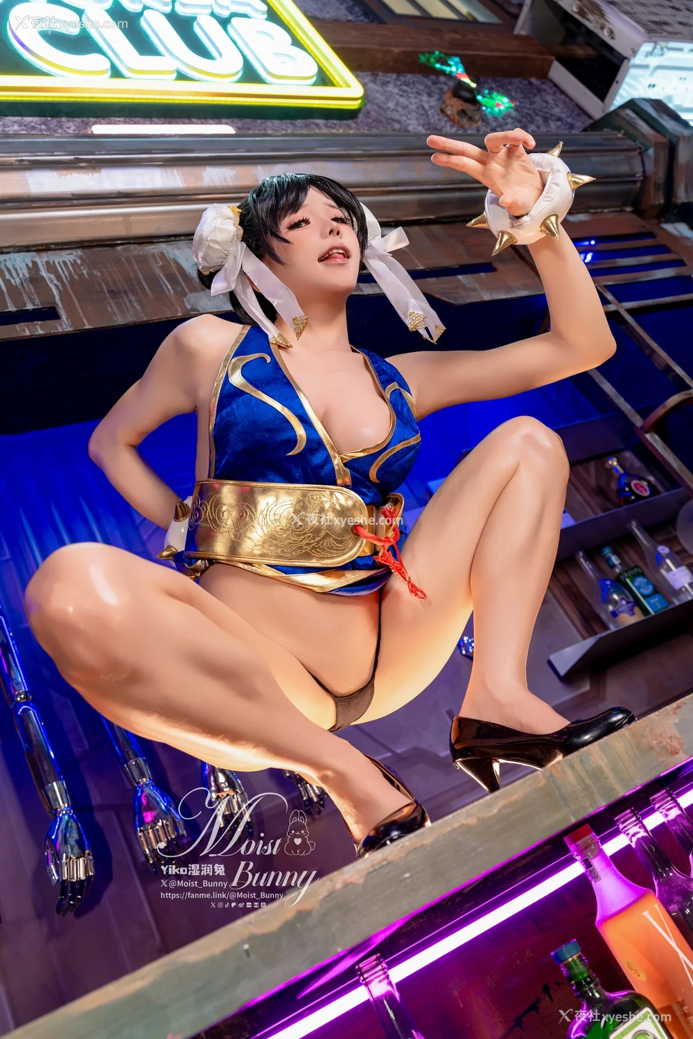 1P - 咬一口兔娘 – 街霸春丽 桃花旗袍