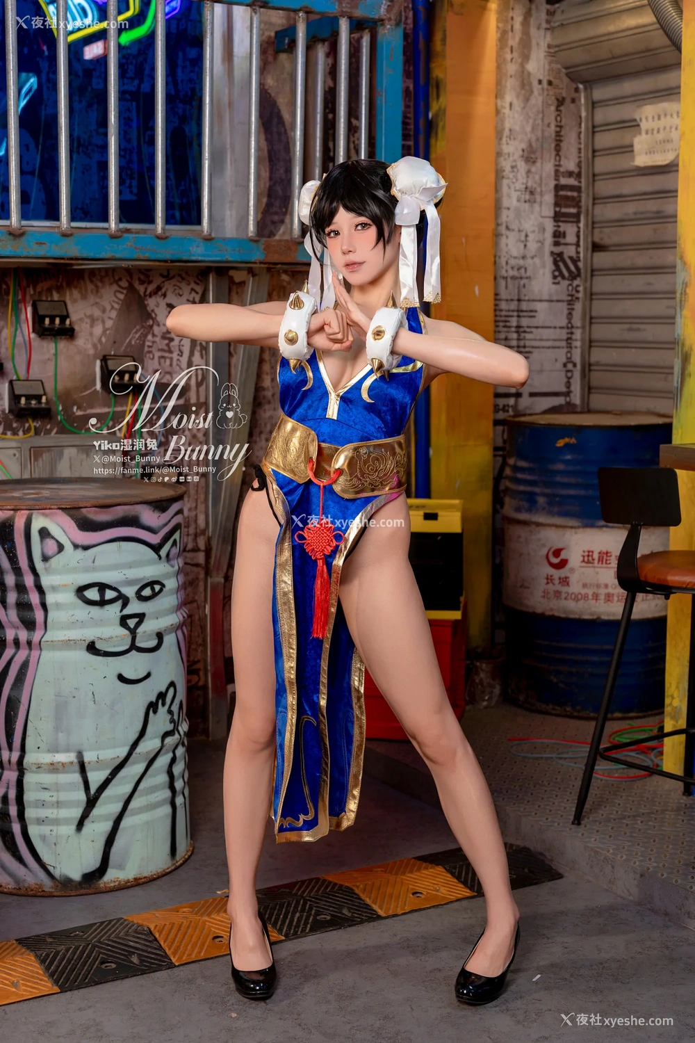 1P - 咬一口兔娘 – 街霸春丽 桃花旗袍