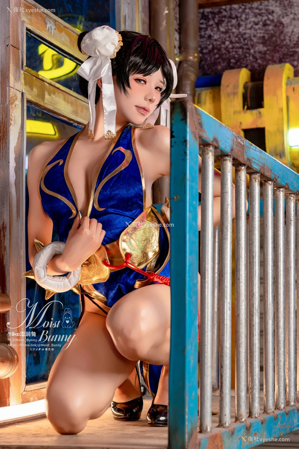 1P - 咬一口兔娘 – 街霸春丽 桃花旗袍
