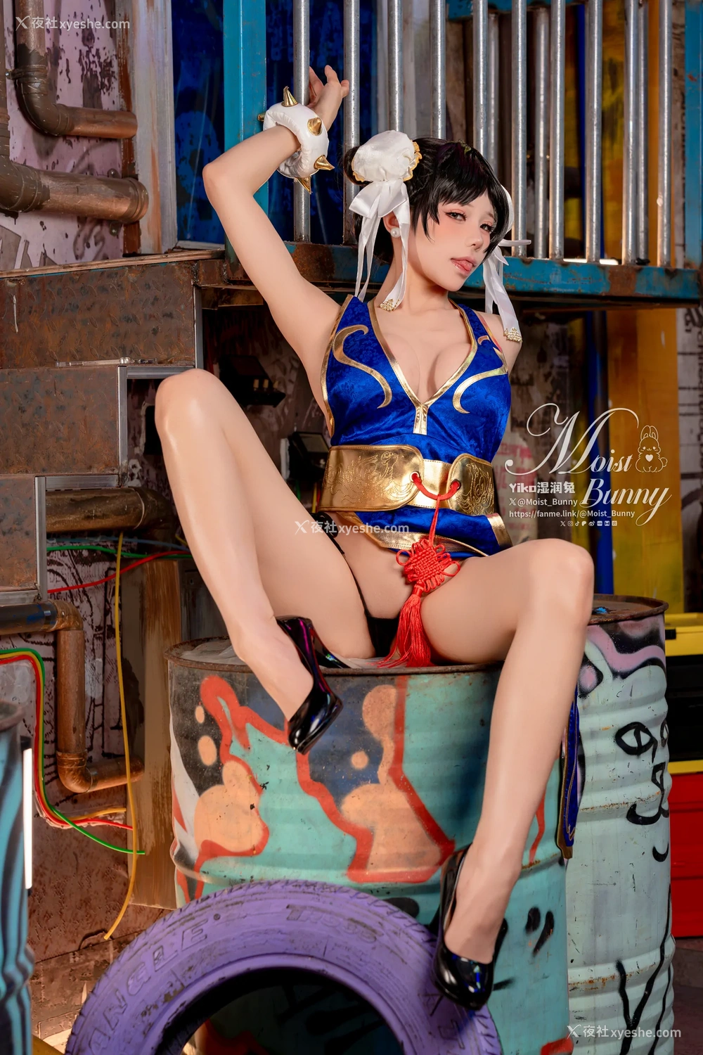 1P - 咬一口兔娘 – 街霸春丽 桃花旗袍