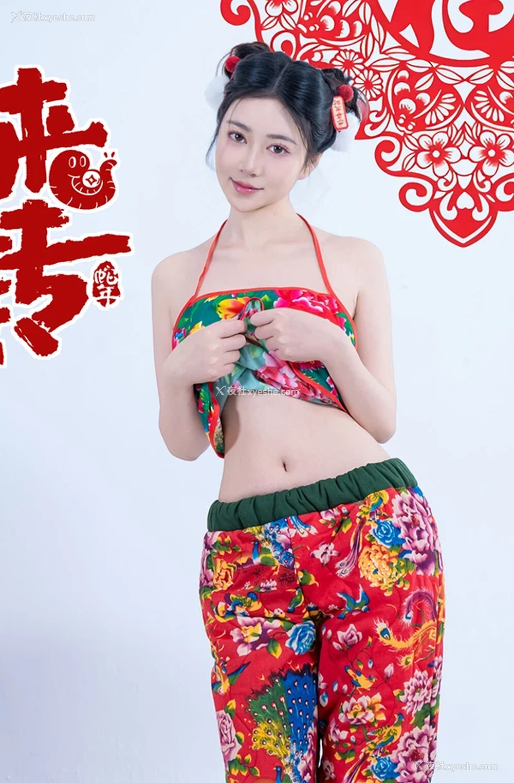 1P - 极品女神年年蛇来运转美女福娃无圣光图集