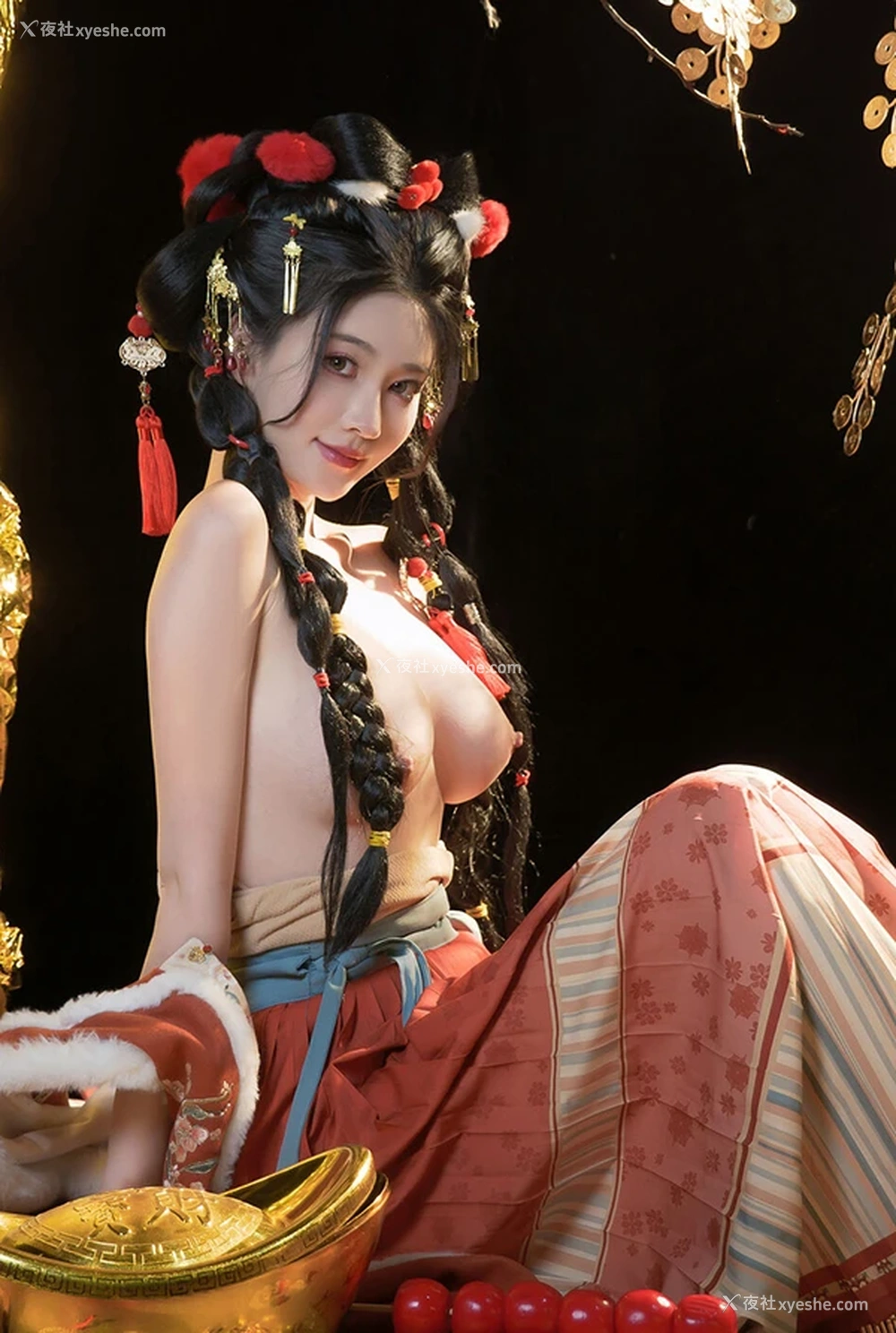 1P - 极品女神年年2025新年快乐无圣光唯美图集2