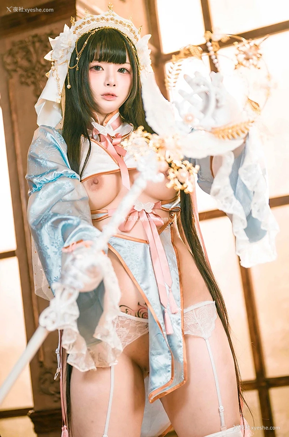 1P - 福利姬落落Raku无圣光Lily White福利图集