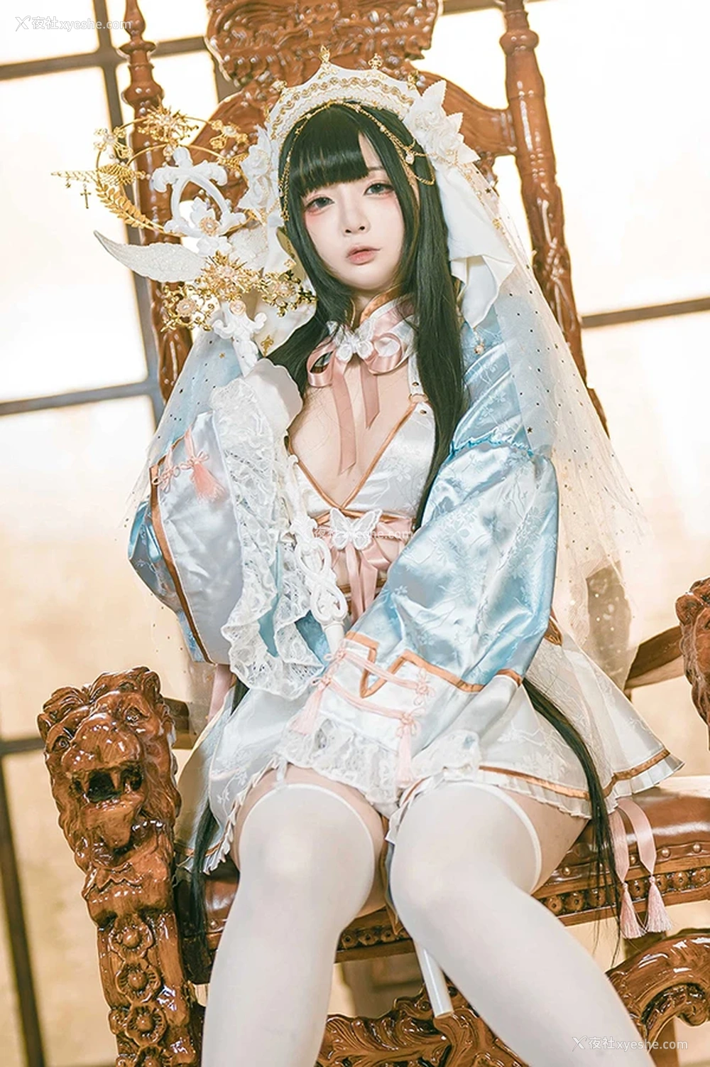 1P - 福利姬落落Raku无圣光Lily White福利图集