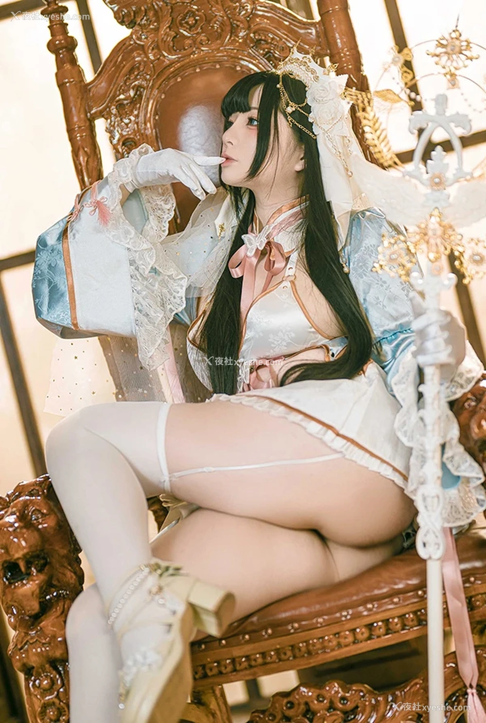 1P - 福利姬落落Raku无圣光Lily White福利图集