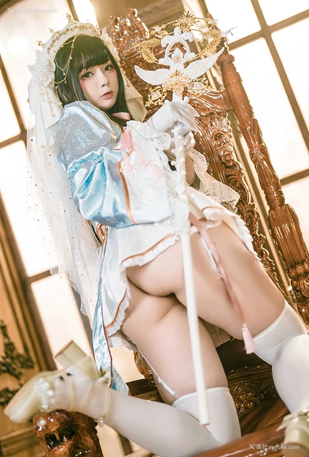 1P - 福利姬落落Raku无圣光Lily White福利图集