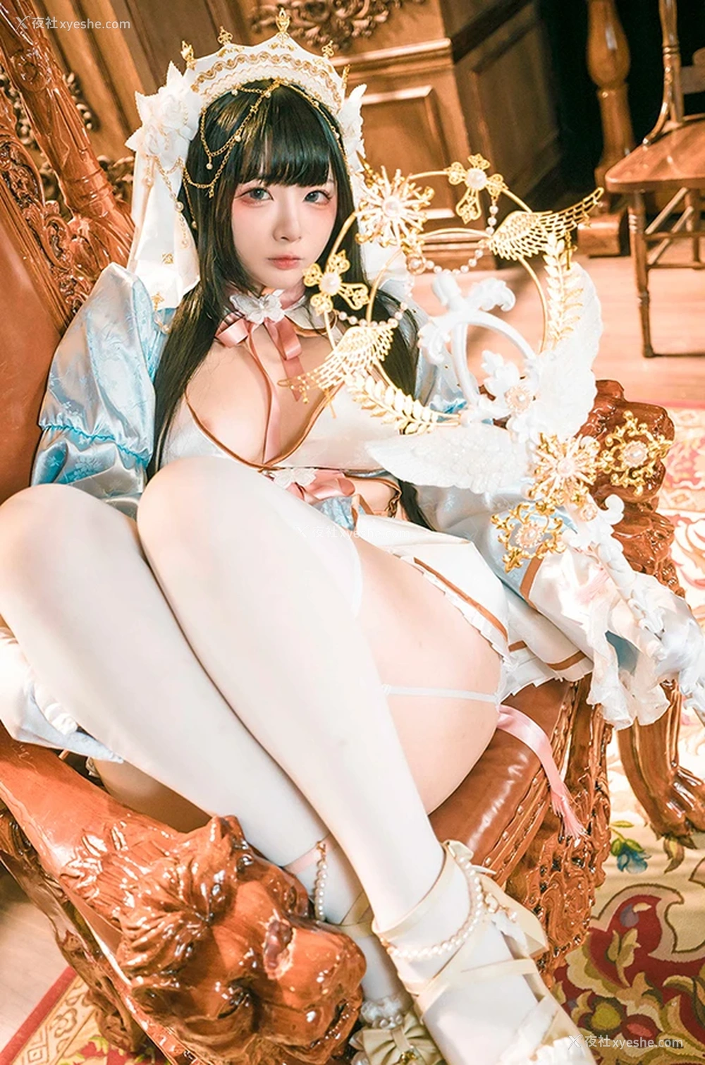 1P - 福利姬落落Raku无圣光Lily White福利图集