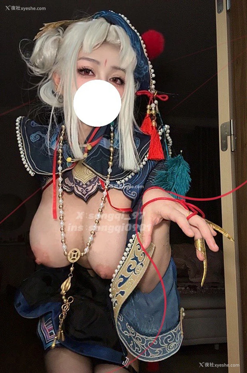 1P - 巨乳福利姬 牛奶饼干不加葱 私拍尺度图集