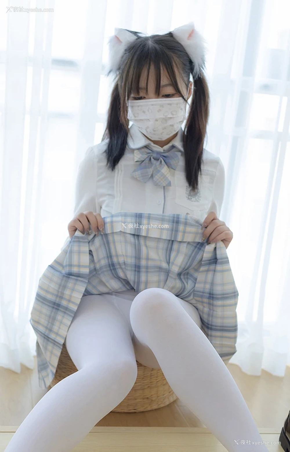 1P - 少女秩序出品白丝巨乳JK无圣光福利图