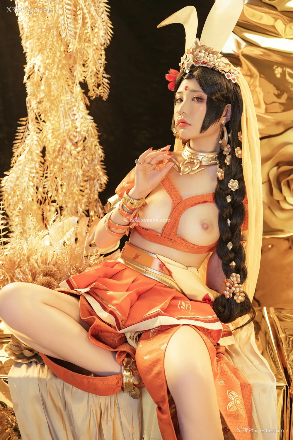 1P - 爆机少女喵小吉与钛合金TiTi双人作品天竺少女