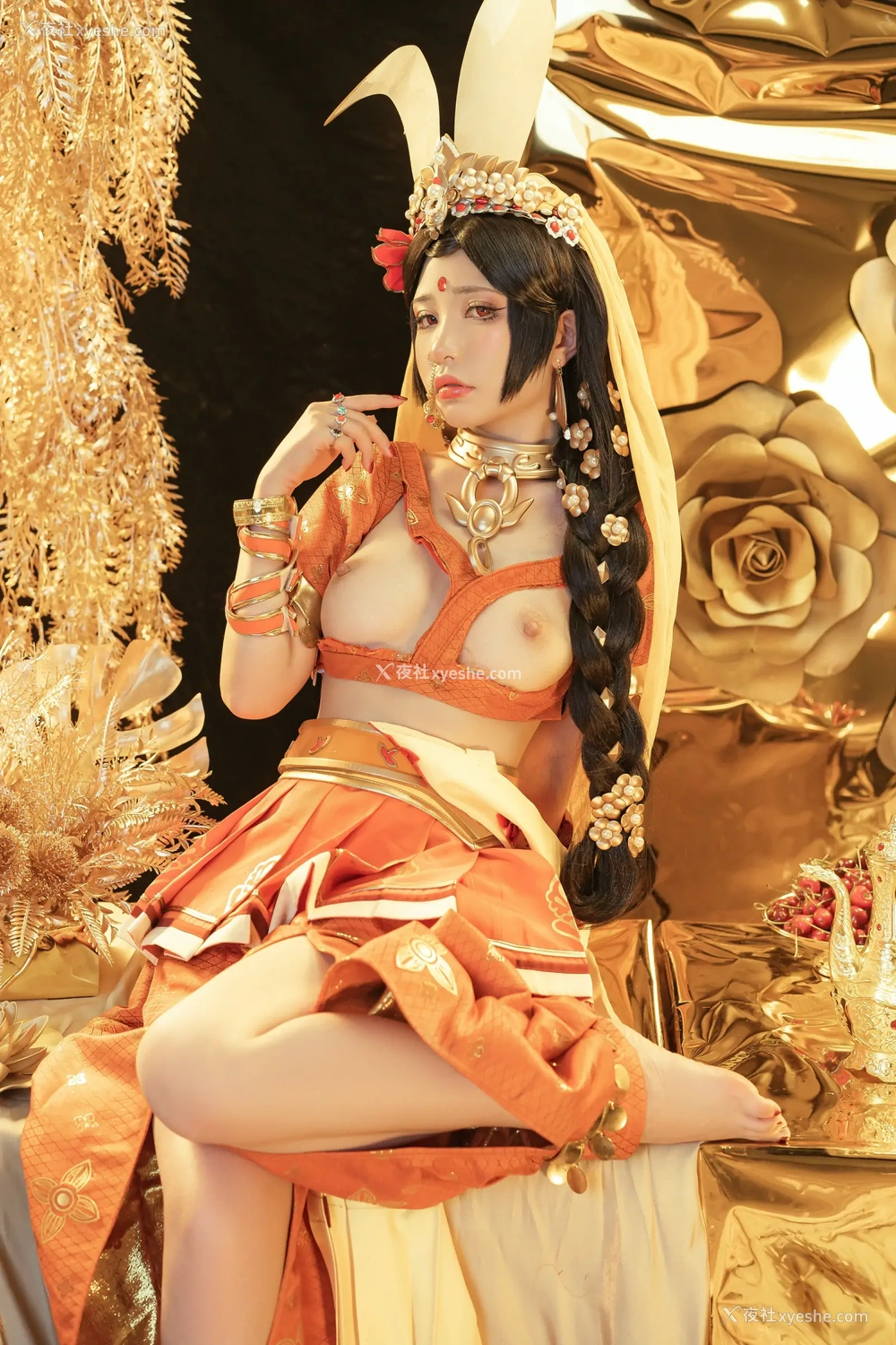 1P - 爆机少女喵小吉与钛合金TiTi双人作品天竺少女