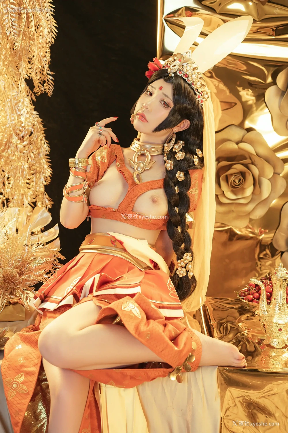 1P - 爆机少女喵小吉与钛合金TiTi双人作品天竺少女