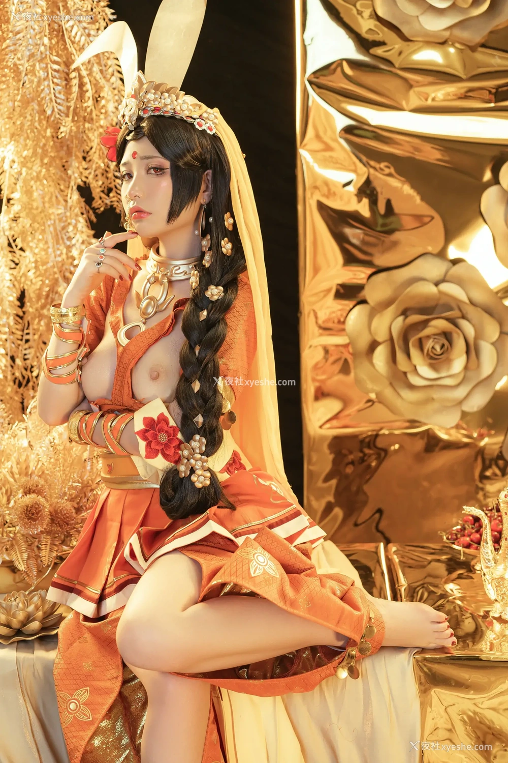 1P - 爆机少女喵小吉与钛合金TiTi双人作品天竺少女