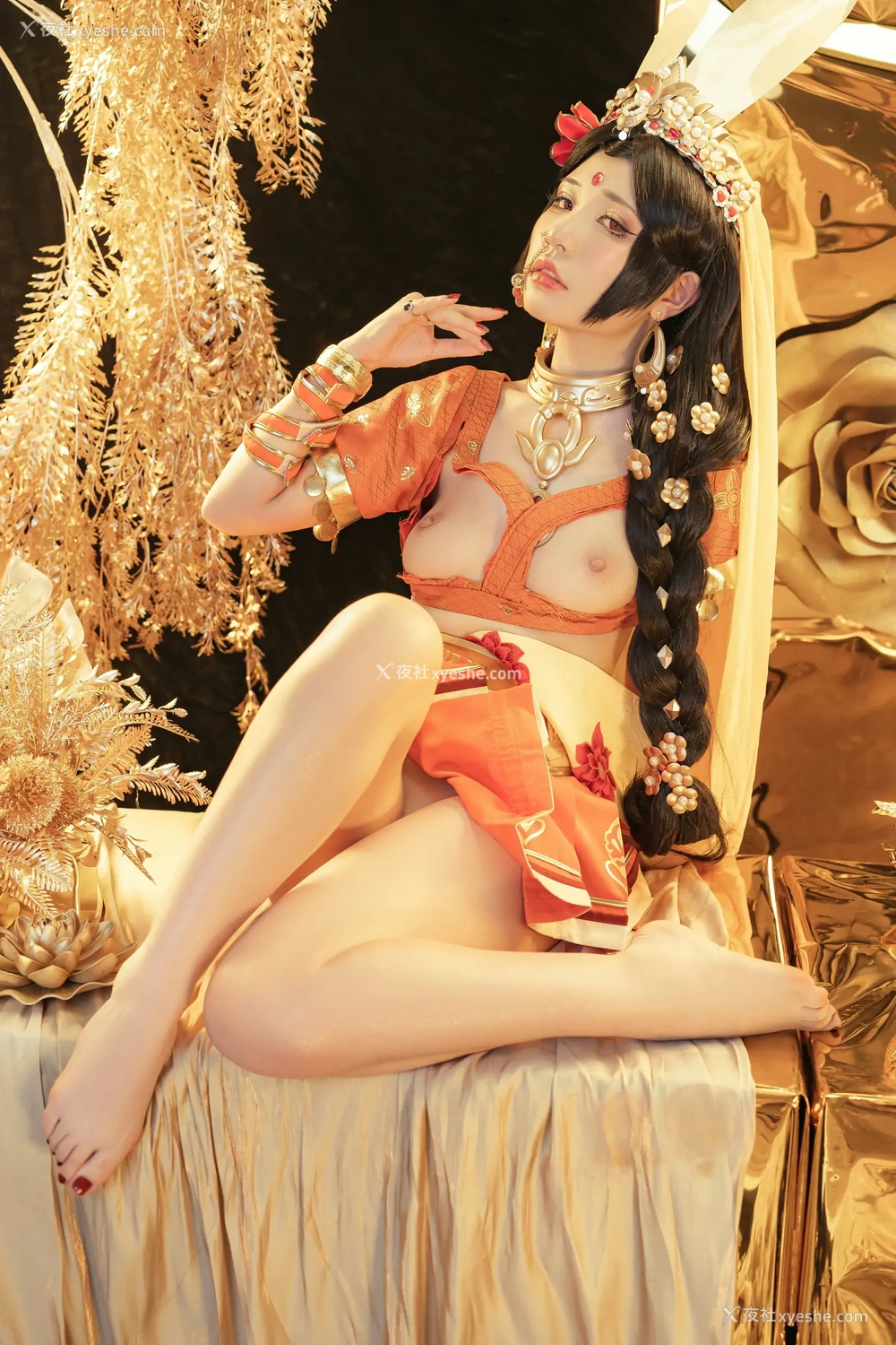 1P - 爆机少女喵小吉与钛合金TiTi双人作品天竺少女