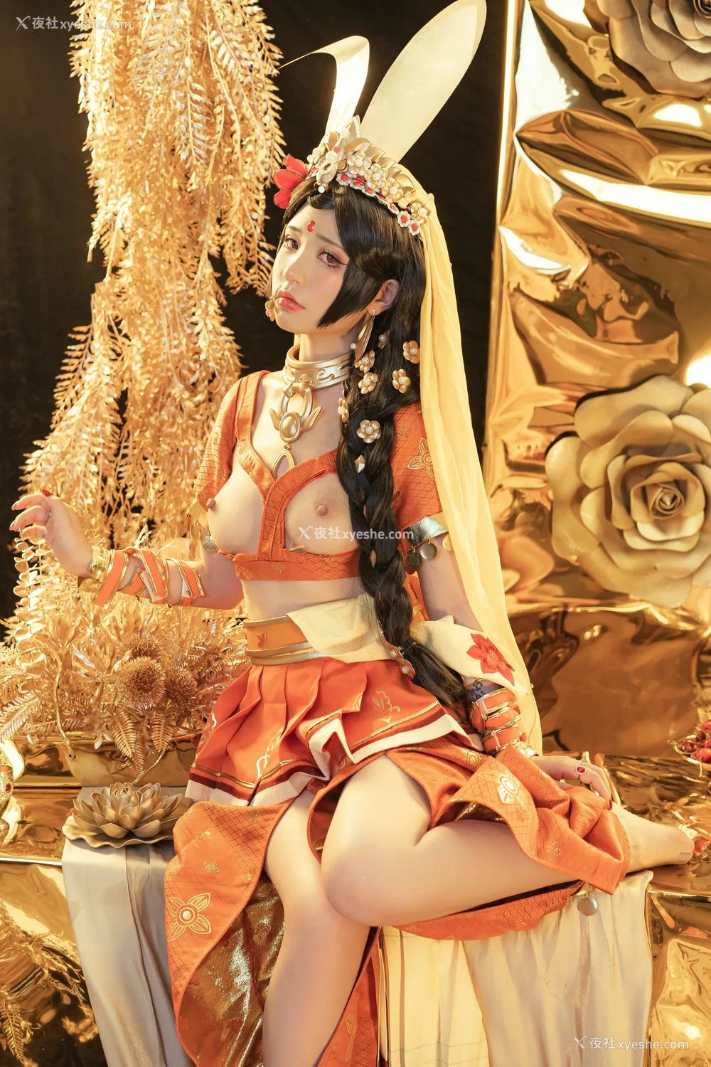 1P - 爆机少女喵小吉与钛合金TiTi双人作品天竺少女