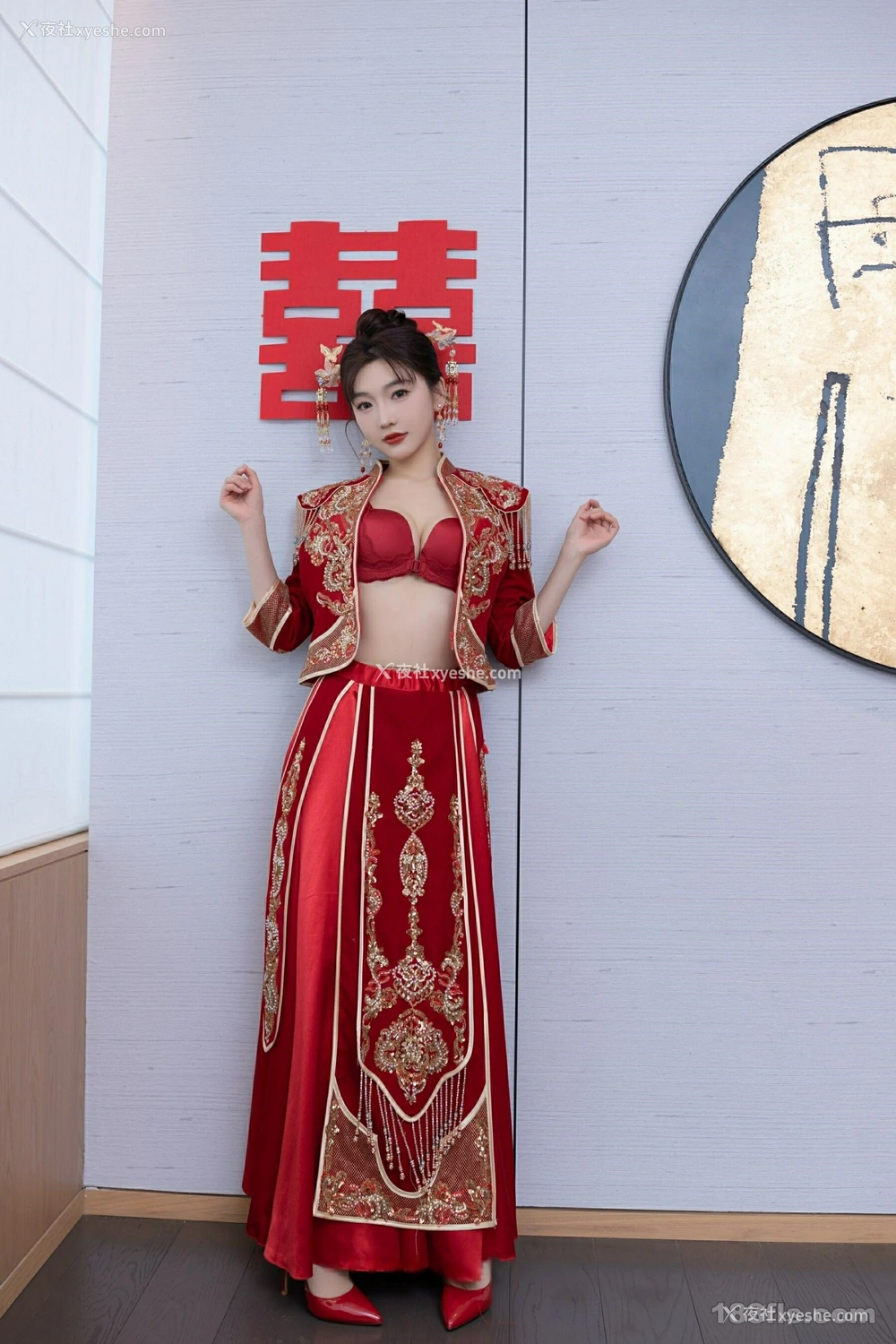 1P - xiuren秀人网福利陆萱萱大尺度私拍无码流出秀禾新娘装