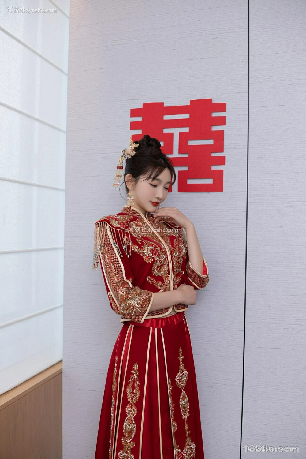 1P - xiuren秀人网福利陆萱萱大尺度私拍无码流出秀禾新娘装
