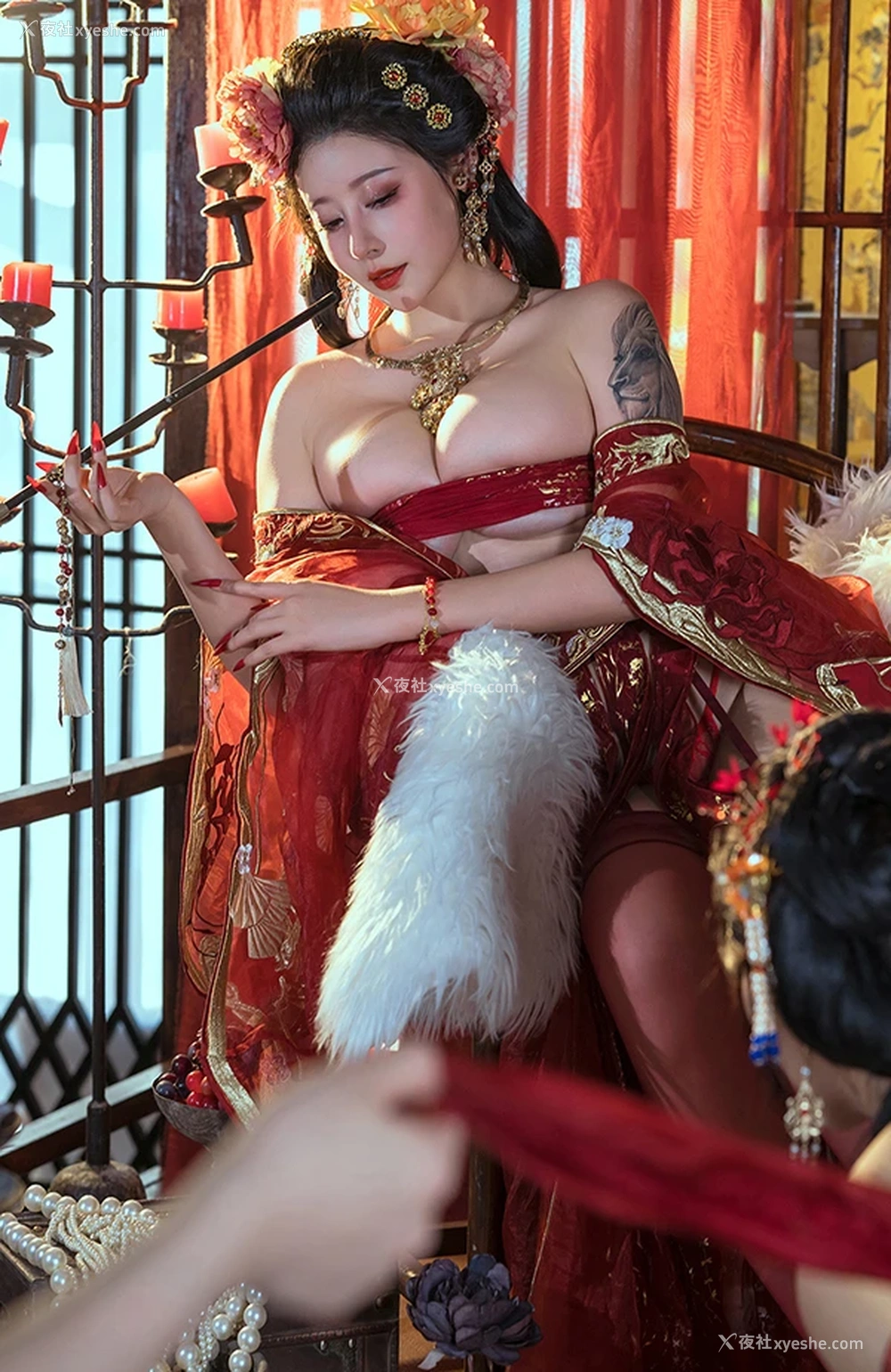 1P - 网红美女奈汐酱nice 奶桃桃 青楼韵事