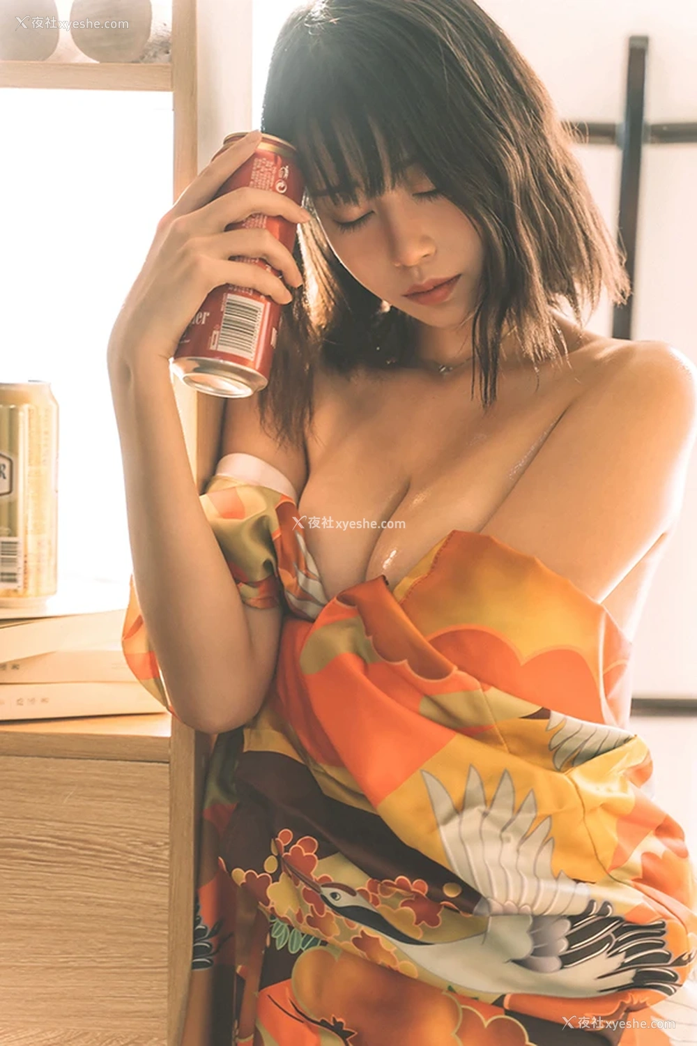 1P - 网红美女奈汐酱nice 消愁 OL诱惑写真