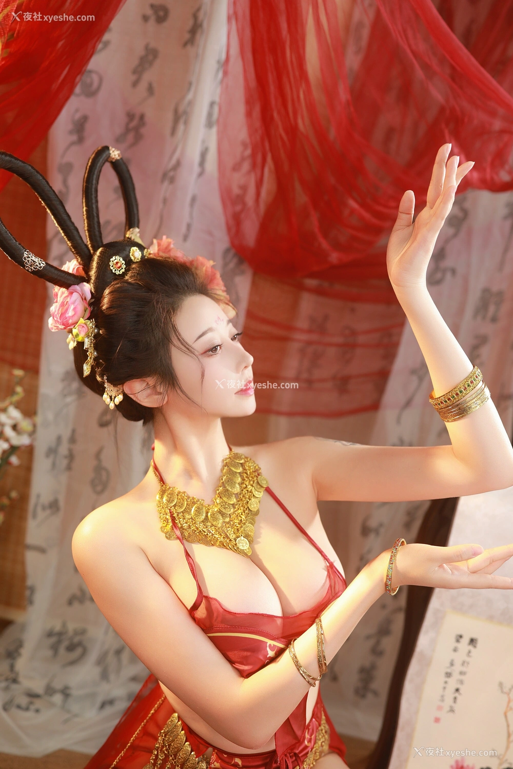 1P - 奈汐酱nice – 赤帐舞 [67P]
