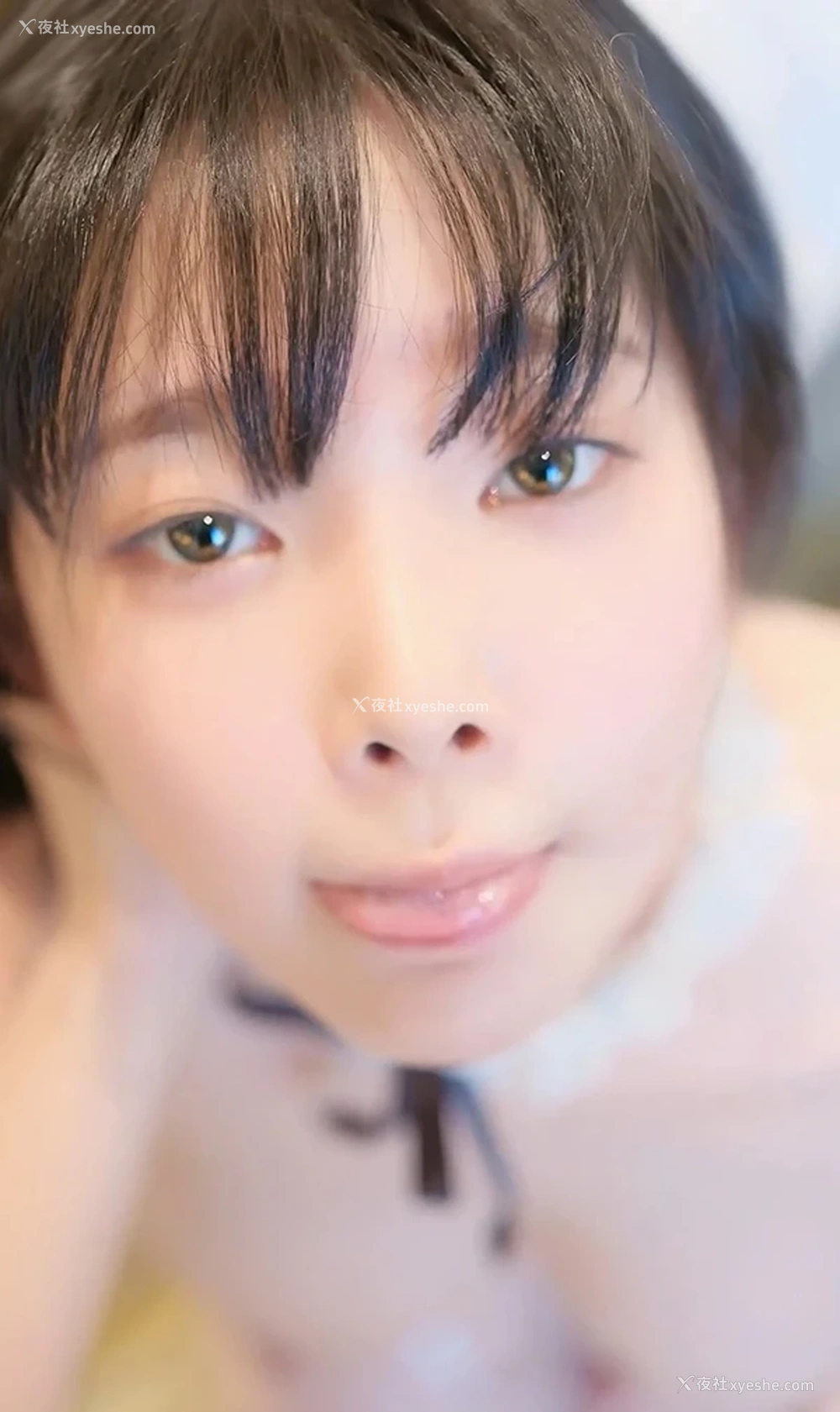 1P - 超正点美女姜仁卿 黑白比基尼无圣光写真