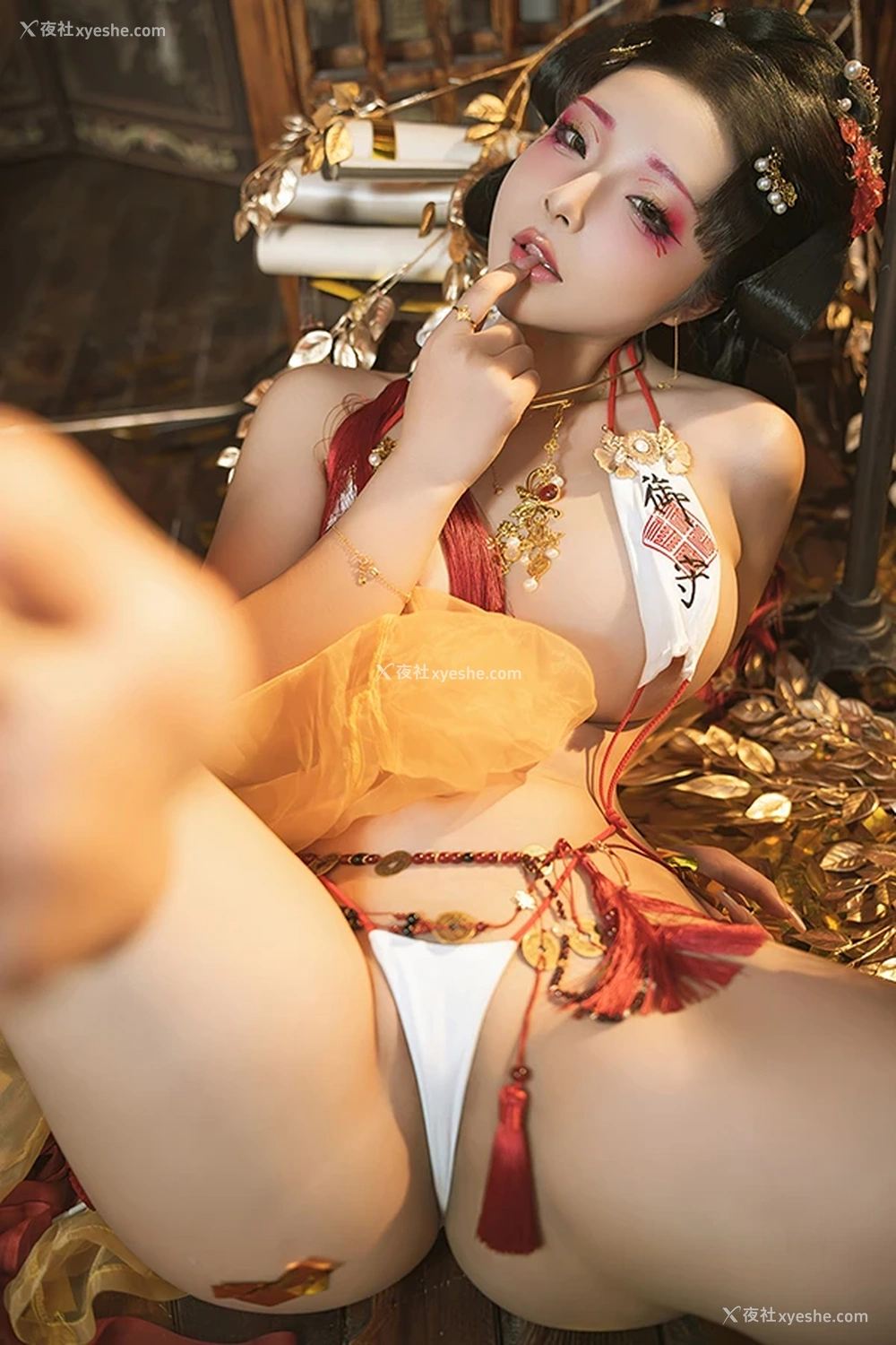 1P - 网红美女yuuhui玉汇 善财娘子