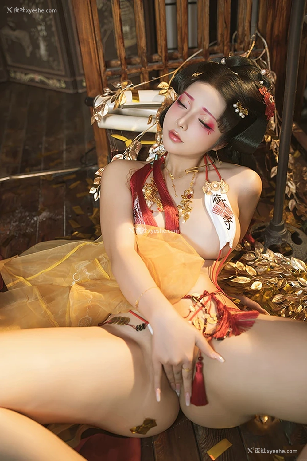 1P - 网红美女yuuhui玉汇 善财娘子