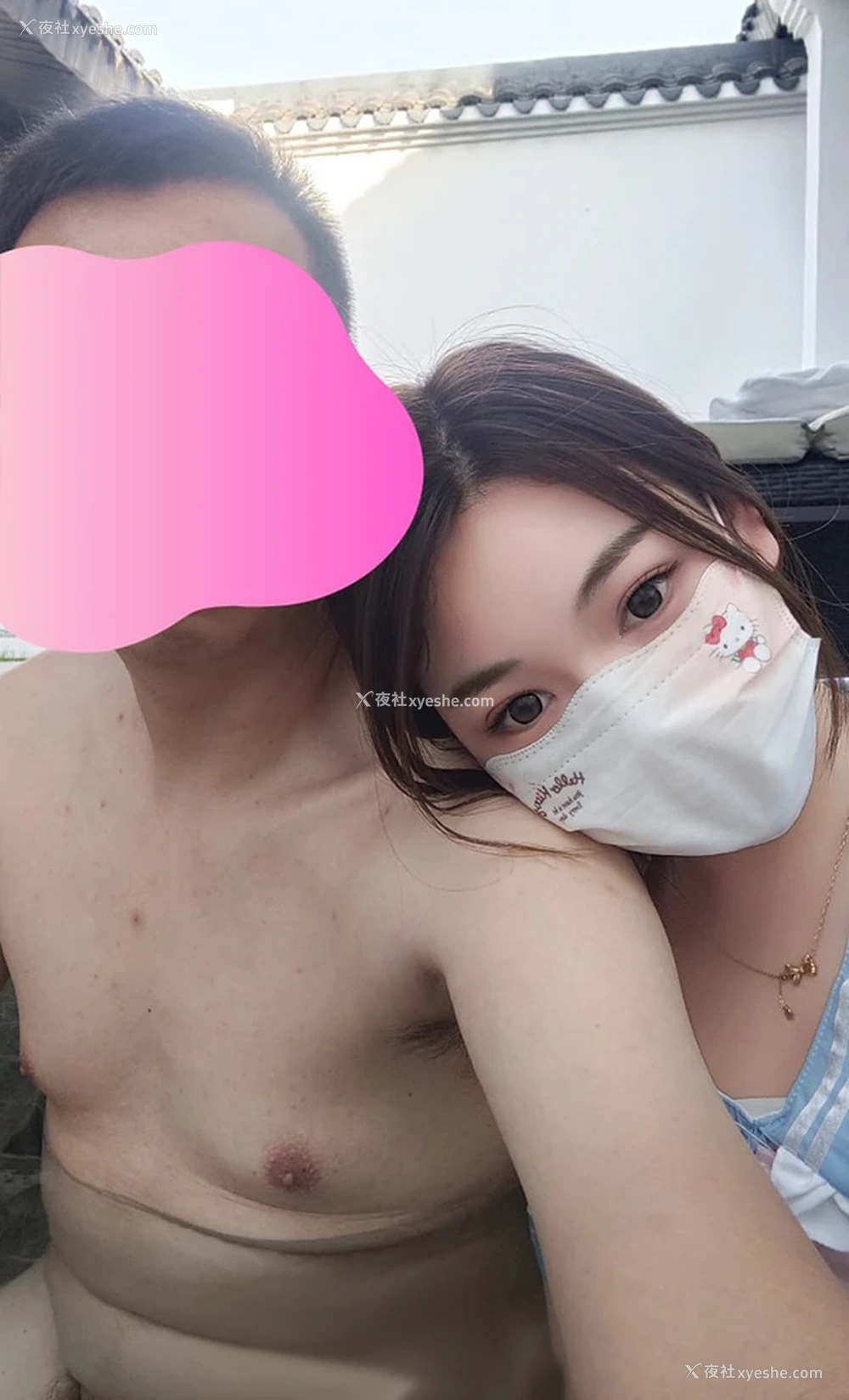 1P - 福利姬芒果之绿帽夫妻肉丝温泉酒店尺度合集
