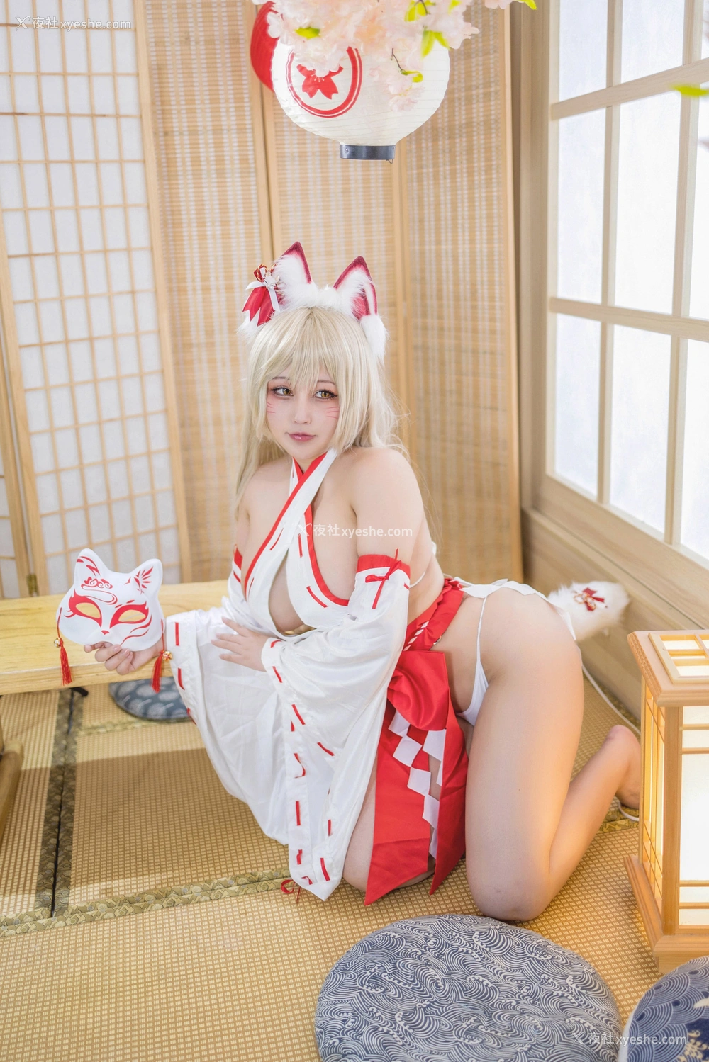 1P - KANEKO_咔喵 – 狐狸巫女 [43P]