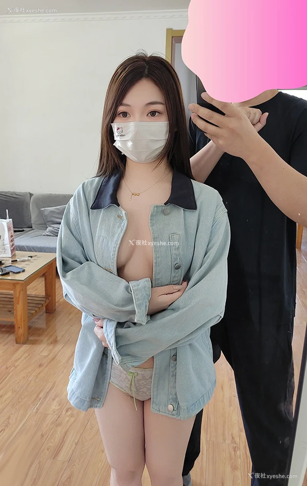 1P - 福利姬芒果之绿帽夫妻肉丝温泉酒店尺度合集2