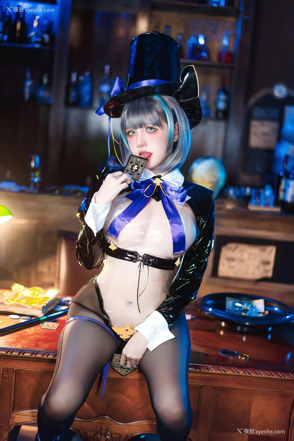 1P - 阿薰kaOri – 柴郡魔术师 [91P]
