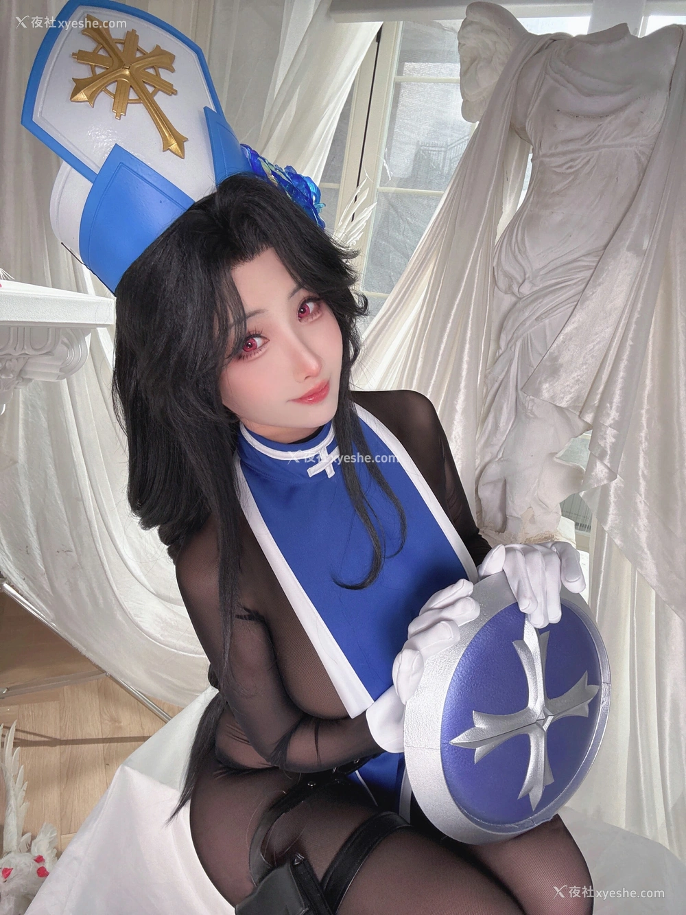 1P - rioko凉凉子 – Nikke胜利女神 梅登冰玫瑰 [45P]