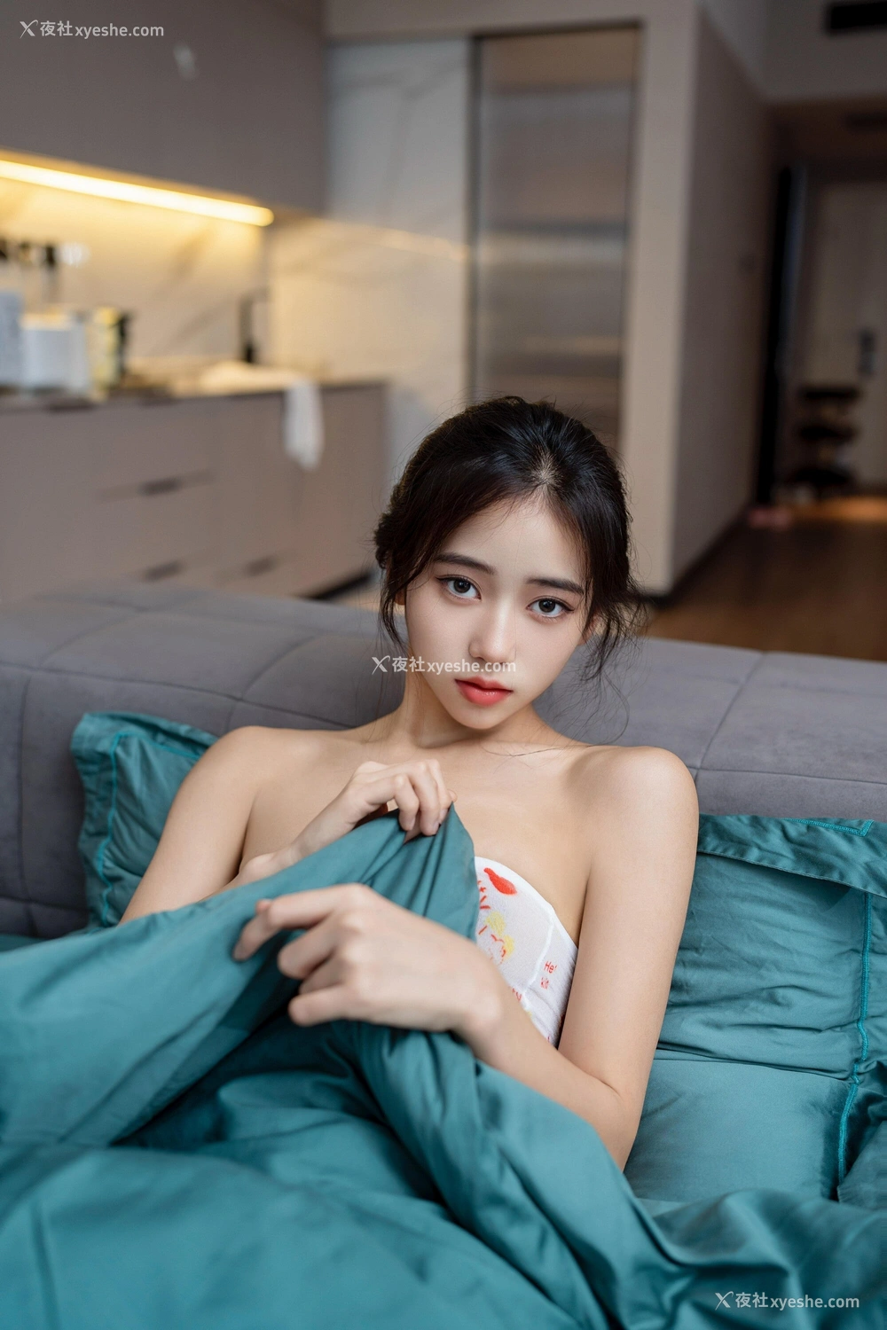 1P - 时安安 – 内购无水印 凯蒂猫时安安 新人首秀 白丝童真装（完整版） [88P]
