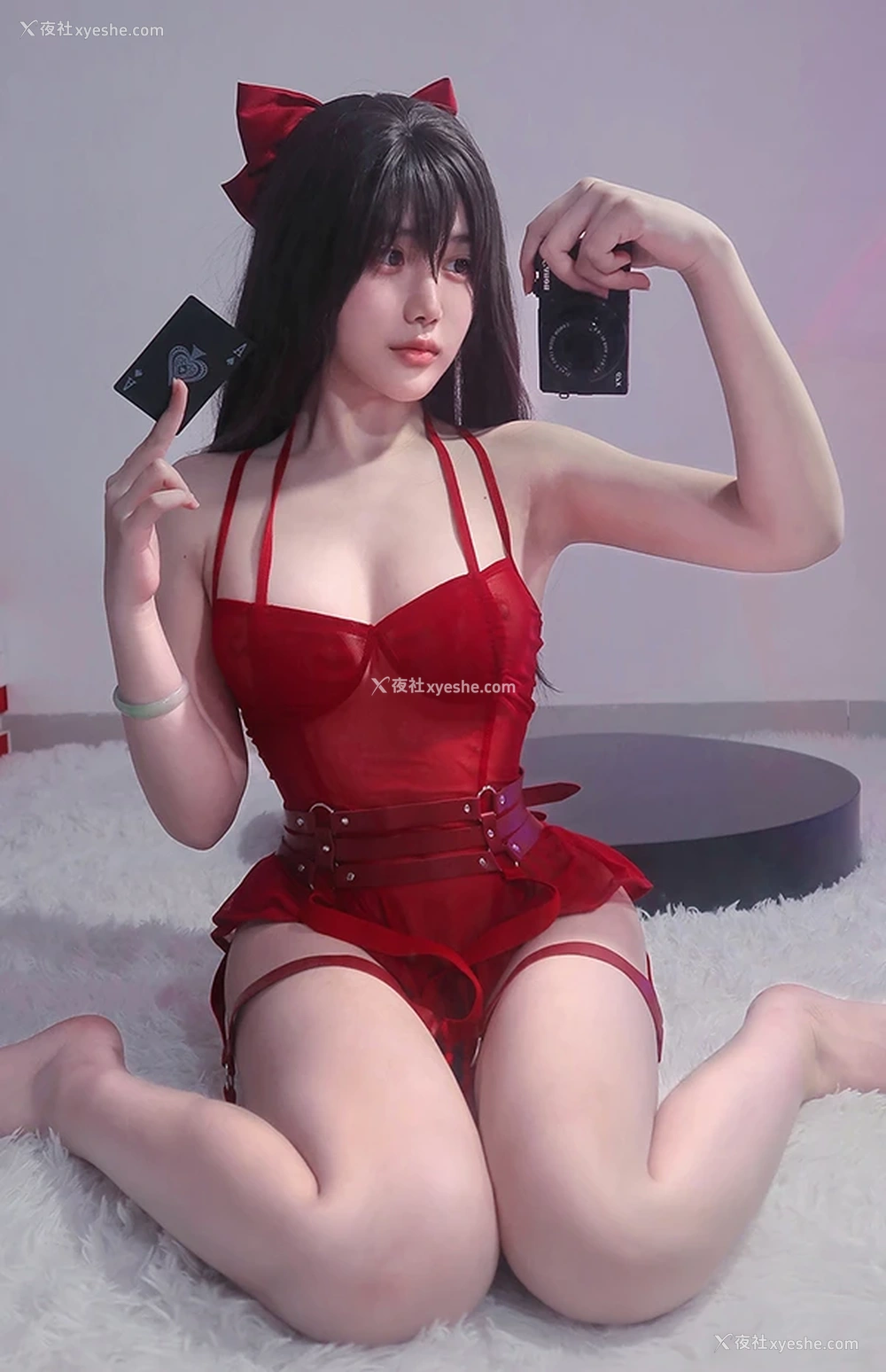 1P - 极品福利姬高桥千凛 红魔术师无圣光唯美尺度图