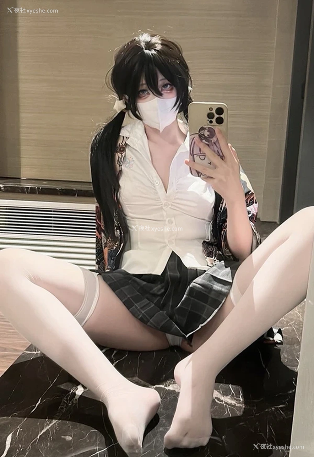 1P - 白虎Cos口罩妹子@Pudding私拍尺度合集