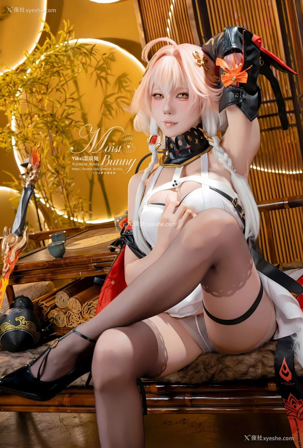 1P - 咬一口兔娘ovo – 25.06月作品 炽羽策阵星 长离 [110P]