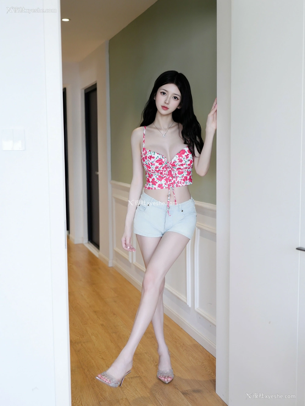 1P - 秀人网 新晋美模 白小蝶 – 超高清无水印《甜辣妹》 [74P]