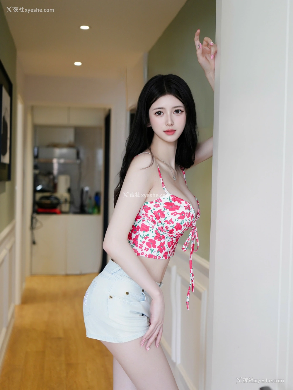 1P - 秀人网 新晋美模 白小蝶 – 超高清无水印《甜辣妹》 [74P]