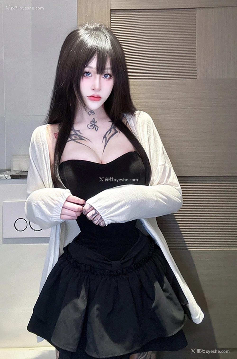 1P - 推特美女九条南无rercardo火辣纹身尺度图
