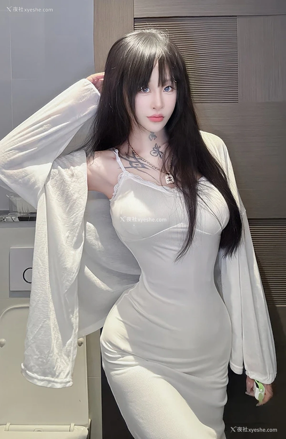 1P - 推特美女九条南无rercardo火辣纹身尺度图