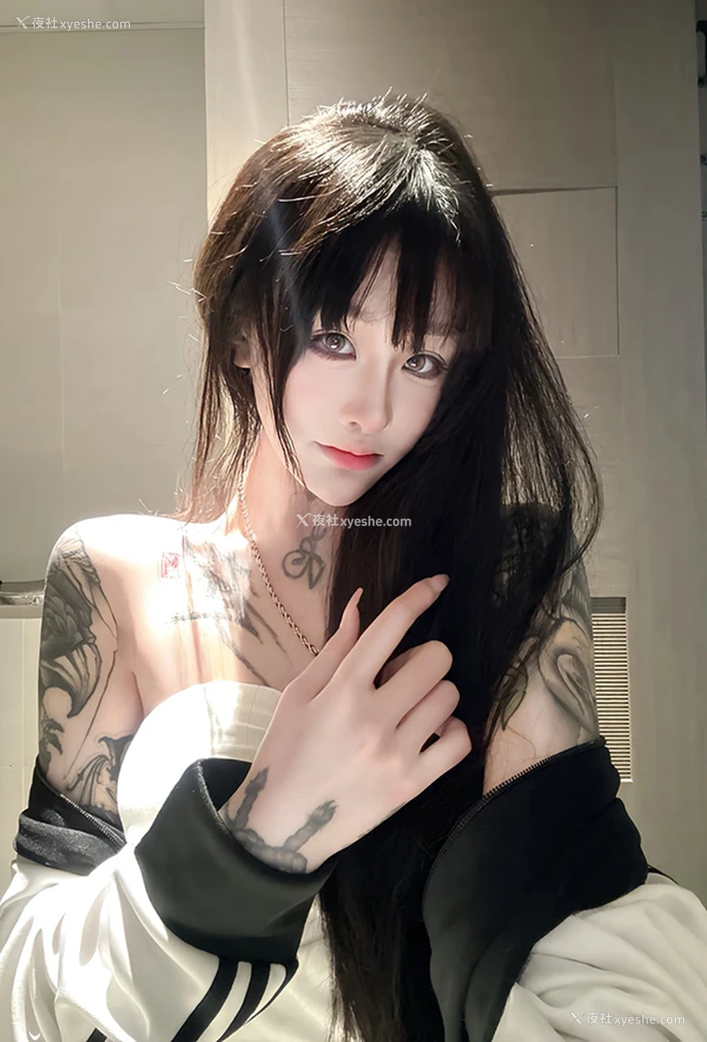 1P - 推特美女九条南无rercardo火辣纹身尺度图